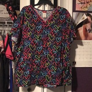 Dickies colorful scrub top
